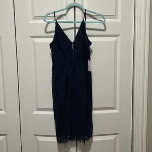 Never worn blue lace dress